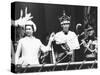 Investiture of Prince Charles at Caernarvon Castle with Queen Elizabeth and Prince Philip, 1969-null-Stretched Canvas