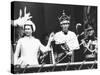 Investiture of Prince Charles at Caernarvon Castle with Queen Elizabeth and Prince Philip, 1969-null-Stretched Canvas