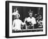 Investiture of Prince Charles at Caernarvon Castle with Queen Elizabeth and Prince Philip, 1969-null-Framed Photographic Print