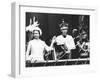 Investiture of Prince Charles at Caernarvon Castle with Queen Elizabeth and Prince Philip, 1969-null-Framed Photographic Print