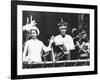 Investiture of Prince Charles at Caernarvon Castle with Queen Elizabeth and Prince Philip, 1969-null-Framed Photographic Print