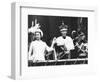 Investiture of Prince Charles at Caernarvon Castle with Queen Elizabeth and Prince Philip, 1969-null-Framed Photographic Print