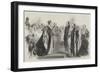 Investiture of the King of Sardinia with the Order of the Garter, at Windsor Castle-null-Framed Giclee Print