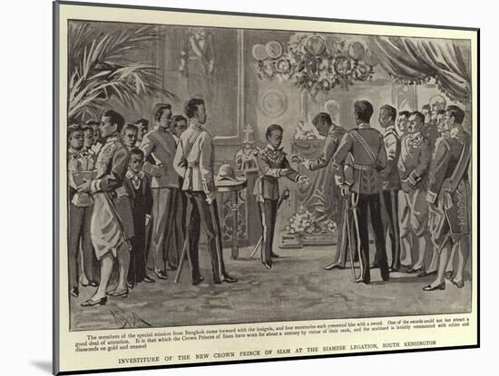 Investiture of the New Crown Prince of Siam at the Siamese Legation, South Kensington-Alexander Stuart Boyd-Mounted Giclee Print