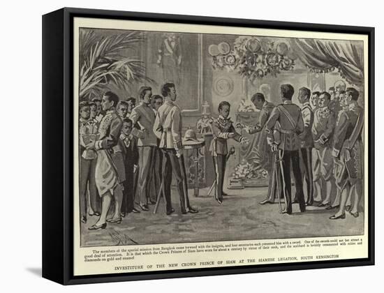 Investiture of the New Crown Prince of Siam at the Siamese Legation, South Kensington-Alexander Stuart Boyd-Framed Stretched Canvas