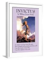 Invictus-null-Framed Art Print