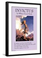 Invictus-null-Framed Art Print