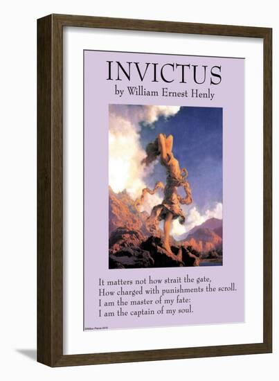 Invictus-null-Framed Art Print