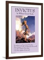 Invictus-null-Framed Art Print