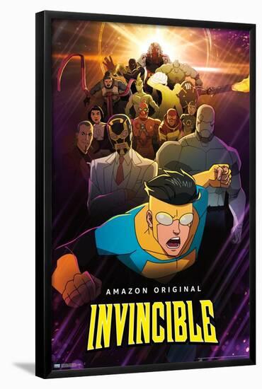 Invincible - Purple One Sheet-Trends International-Framed Poster