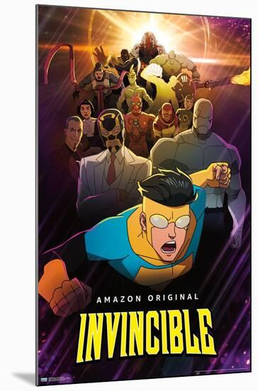 Invincible - Purple One Sheet-Trends International-Mounted Poster