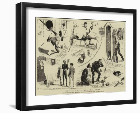 Invisible Grey as a War Paint-null-Framed Giclee Print