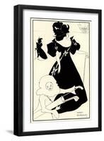 Invitation Card for the Opening of the Golf Club, 1894-Aubrey Beardsley-Framed Giclee Print