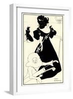 Invitation Card for the Opening of the Golf Club, 1894-Aubrey Beardsley-Framed Giclee Print