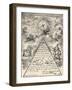 Invitation from the French Chapter of the Freemasons, 1771, from 'The Freemason', by Eugen…-French School-Framed Giclee Print