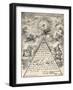 Invitation from the French Chapter of the Freemasons, 1771, from 'The Freemason', by Eugen…-French School-Framed Giclee Print