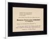 Invitation to Funeral-null-Framed Art Print