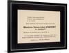 Invitation to Funeral-null-Framed Art Print