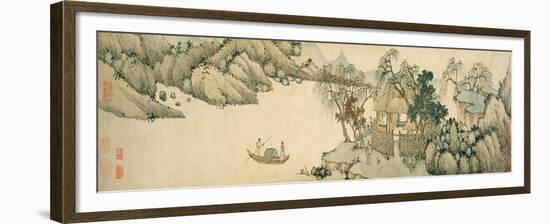 Invitation to Reclusion at Chaisang, 1649-Shen Zhou-Framed Giclee Print