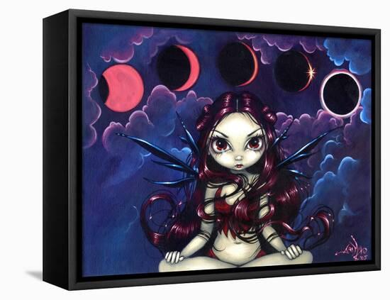 Invoking the Eclipse - Moon Fairy-Jasmine Becket-Griffith-Framed Stretched Canvas