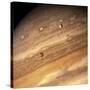 Io and Europa over Jupiter-Michael Benson-Stretched Canvas