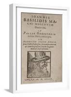 Ioannis Basilidis Magni Moscoviae Ducis Vita (Title Pag) Ivan the Terrible, 1585-Paul Oderborn-Framed Giclee Print