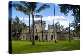 Iolani Barracks, Honolulu, Oahu, Hawaii, United States of America, Pacific-Michael-Stretched Canvas