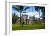 Iolani Barracks, Honolulu, Oahu, Hawaii, United States of America, Pacific-Michael-Framed Photographic Print