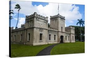 Iolani Barracks, Honolulu, Oahu, Hawaii, United States of America, Pacific-Michael-Stretched Canvas