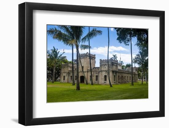 Iolani Barracks, Honolulu, Oahu, Hawaii, United States of America, Pacific-Michael-Framed Photographic Print