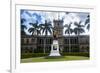 Iolani Palace, Honolulu, Oahu, Hawaii, United States of America, Pacific-Michael-Framed Photographic Print
