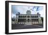 Iolani Palace, Honolulu, Oahu, Hawaii, United States of America, Pacific-Michael-Framed Photographic Print