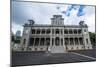 Iolani Palace, Honolulu, Oahu, Hawaii, United States of America, Pacific-Michael-Mounted Photographic Print