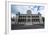 Iolani Palace, Honolulu, Oahu, Hawaii, United States of America, Pacific-Michael-Framed Photographic Print