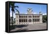 Iolani Palace, Honolulu, Oahu, Hawaii, United States of America, Pacific-Michael DeFreitas-Framed Stretched Canvas