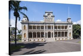 Iolani Palace, Honolulu, Oahu, Hawaii, United States of America, Pacific-Michael DeFreitas-Stretched Canvas