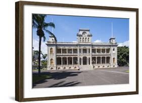 Iolani Palace, Honolulu, Oahu, Hawaii, United States of America, Pacific-Michael DeFreitas-Framed Photographic Print