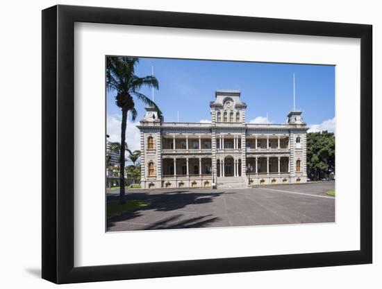 Iolani Palace, Honolulu, Oahu, Hawaii, United States of America, Pacific-Michael DeFreitas-Framed Photographic Print