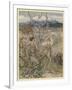 Iollan and Tuirenfionn-Arthur Rackham-Framed Art Print