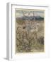 Iollan and Tuirenfionn-Arthur Rackham-Framed Art Print