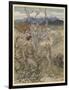 Iollan and Tuirenfionn-Arthur Rackham-Framed Art Print