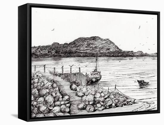 Iona from Mull, Scotland, 2007-Vincent Alexander Booth-Framed Stretched Canvas