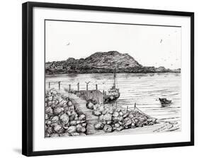 Iona from Mull, Scotland, 2007-Vincent Alexander Booth-Framed Giclee Print