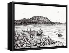 Iona from Mull, Scotland, 2007-Vincent Alexander Booth-Framed Stretched Canvas