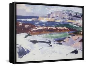 Iona, Port Ban-Francis Campbell Boileau Cadell-Framed Stretched Canvas