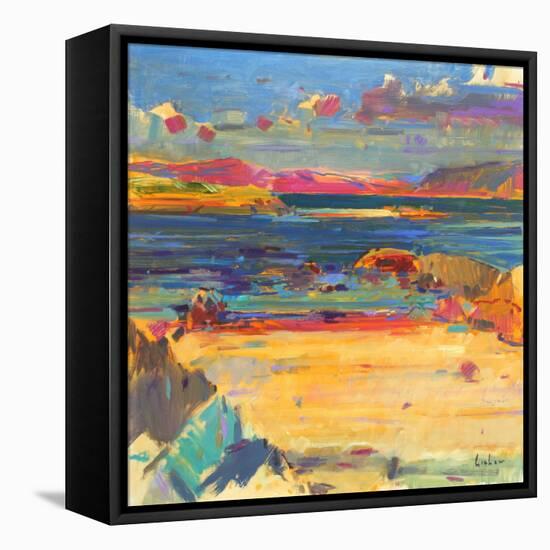 Iona to Mull, 2012-Peter Graham-Framed Stretched Canvas