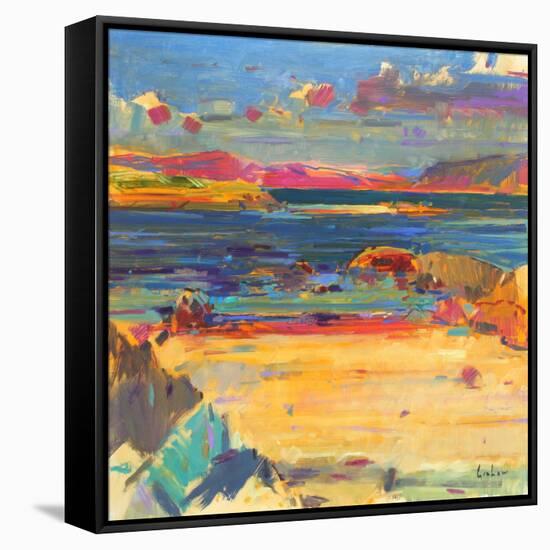 Iona to Mull, 2012-Peter Graham-Framed Stretched Canvas