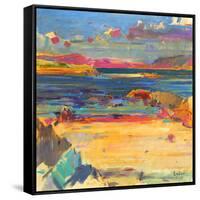 Iona to Mull, 2012-Peter Graham-Framed Stretched Canvas