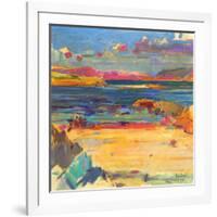 Iona to Mull, 2012-Peter Graham-Framed Giclee Print