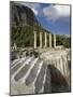 Ionian Temple to Athena and the Greek Theatre, Priene, Anatolia, Turkey, Eurasia-Adam Woolfitt-Mounted Photographic Print